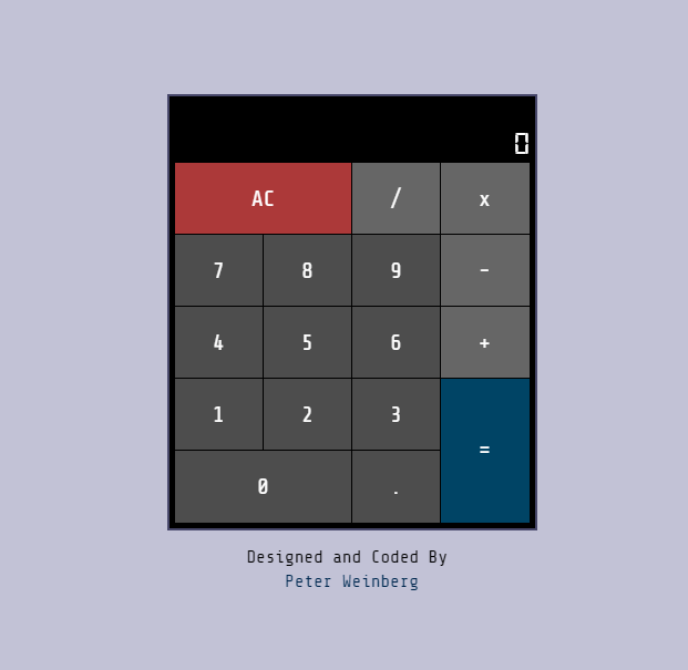 JavaScript Calculator Project Image
