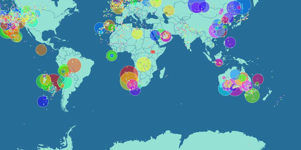 Map Data Across the Globe Project Image